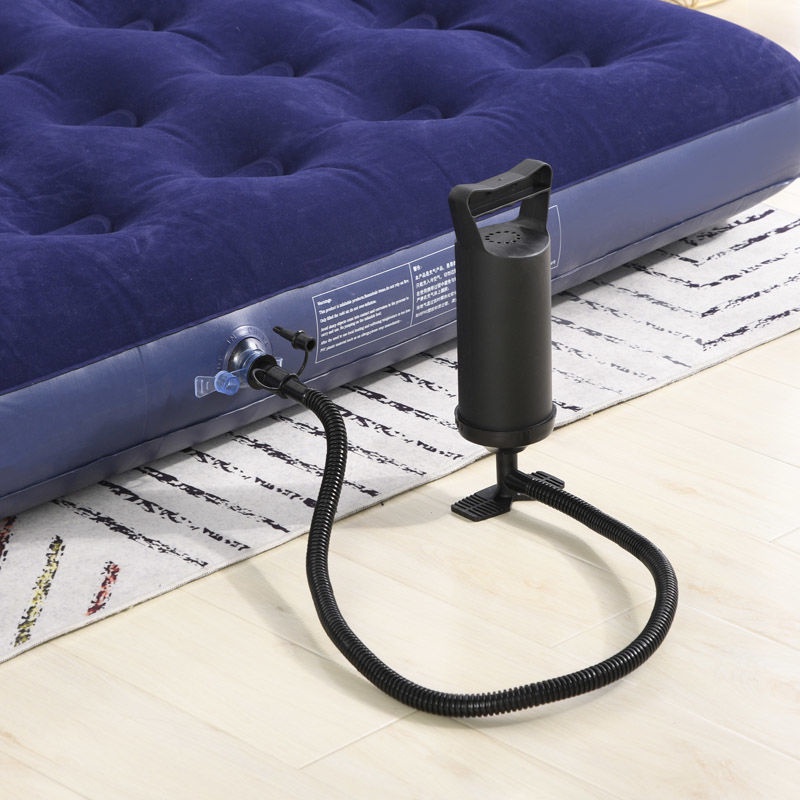 Giường Bơm Hơi 4 Kích Cỡ + Bơm Hơi 22cm Gấp Gọn Tiện Dụng Cho Hoạt Động Ngoài Trời