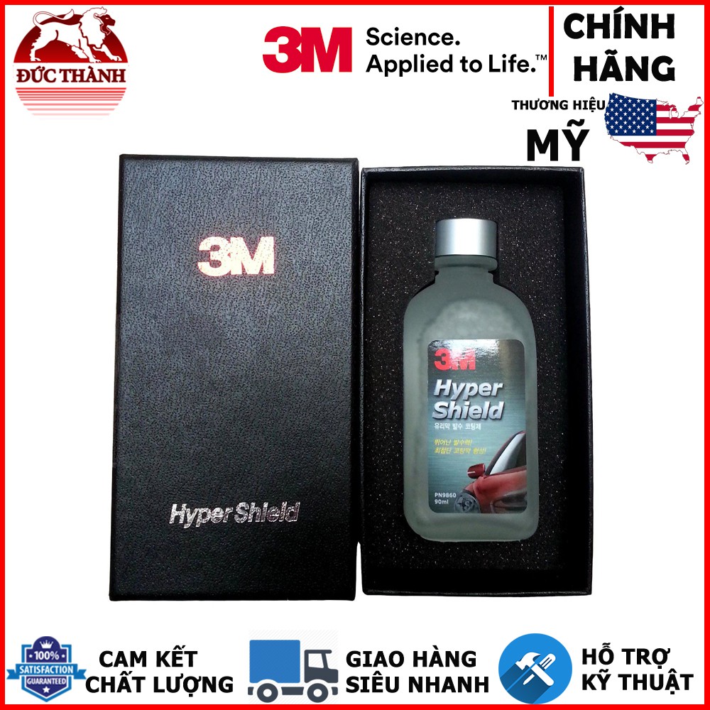 Dung dịch Nano bảo vệ xe 3M Hyper Shield Paint and Glass coating 90ML