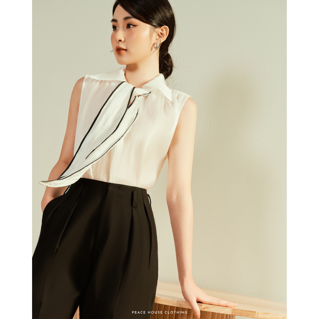 Quần baggy ly giữa xắn lai , Peace House Clothing