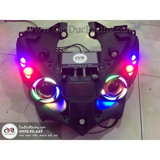 SIÊU RẺ - MẮT CÚ EX135 - MẮT CÚ EXCITER 135 - LỐC XOÁY 7 MÀU