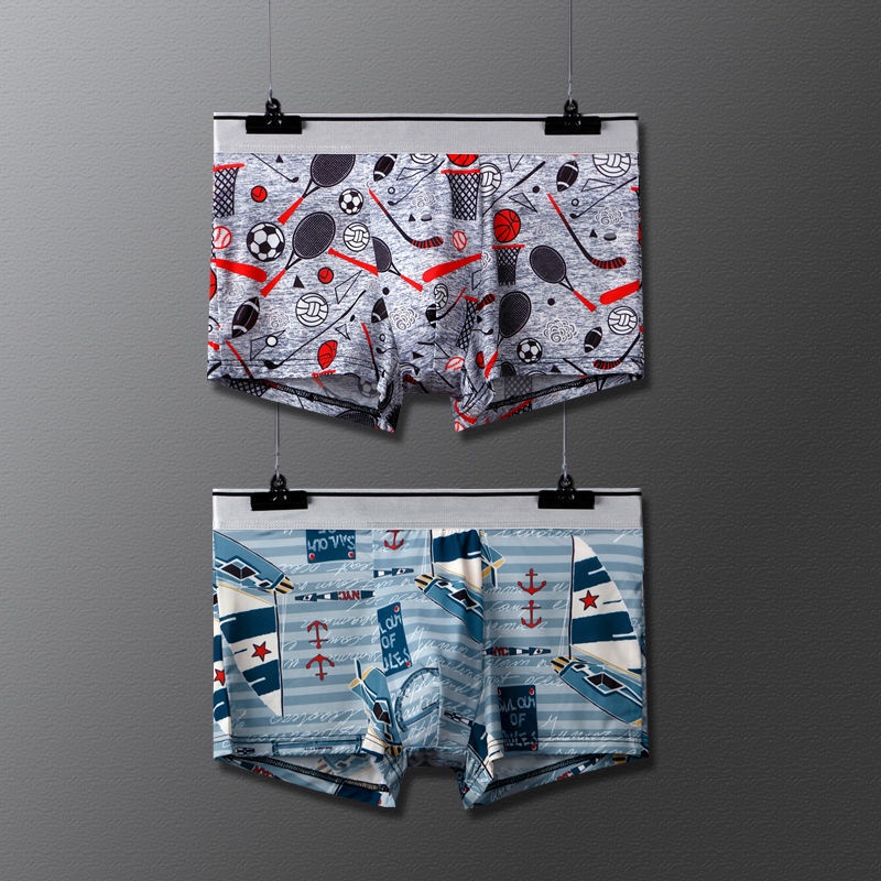 Quần lót boxer kháng khuẩn thoáng khí thời trang cho nam