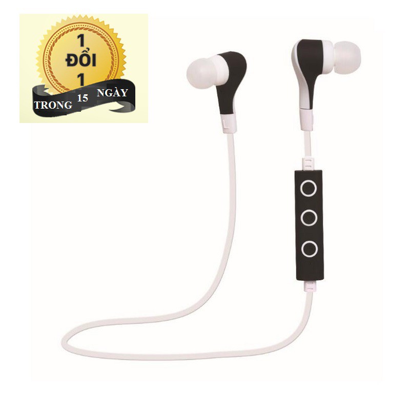 Tai nghe không dây Bluetooth Stereo Headset Siêu âm Bass Âm thanh nổi Stereo màu trắng [HÀNG NHẬP KHẨU]