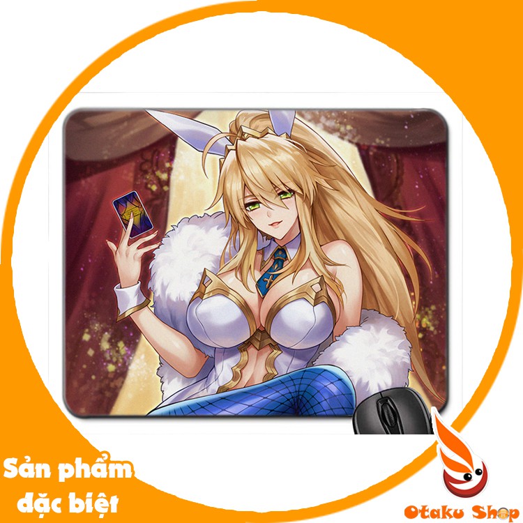 Mouse pad,Bàn di chuột,Lót chuột máy tính cao su 20x24 Anime Fate/Grand Order