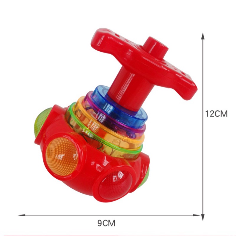 Đồ chơi con quay gỗ, con quay nhựa, cù quay có nhạc và đèn led quay tít siêu vui nhộn cho bé 💖