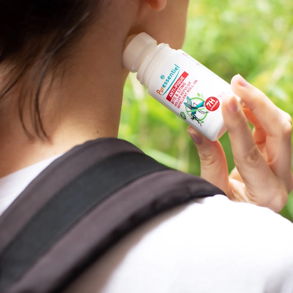 Lăn muỗi Puressentiel hữu cơ cho bé từ 3 tuổi và người lớn 50ml date 01/2024