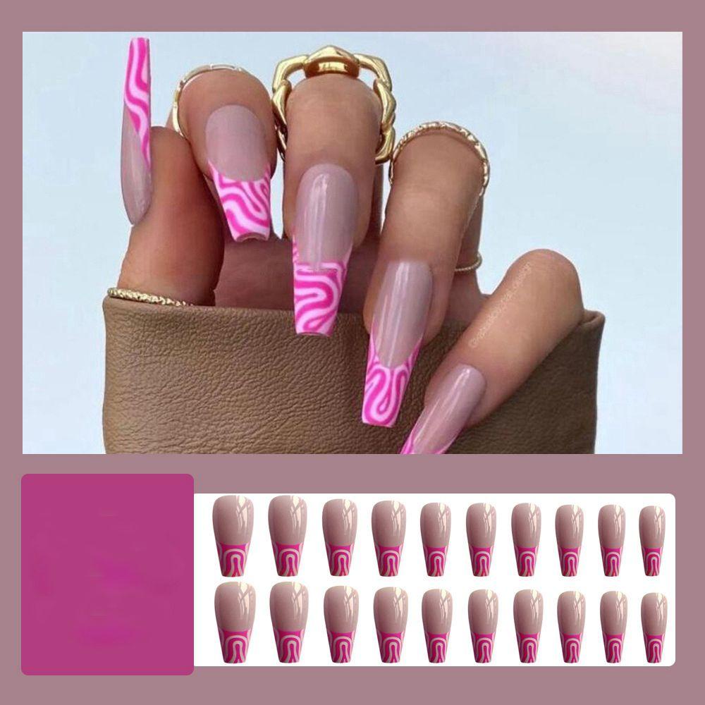 Hộp 24 Móng Tay Giả Che Phủ Toàn Diện Chuyên Dụng