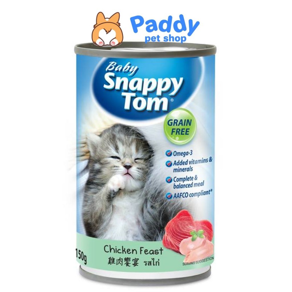 Pate Snappy Tom Kitten Cho Mèo Con (Lon nhỏ 150g)