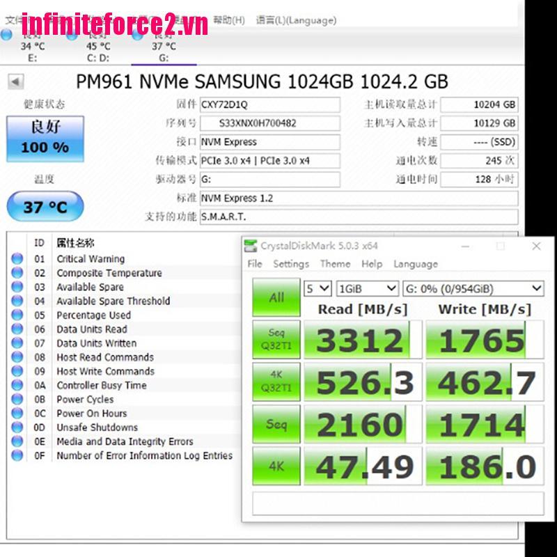 Card Chuyển Đổi Nvme M.2 Ngff Ssd Sang Pci-E Pci Express 3.0 16x X4