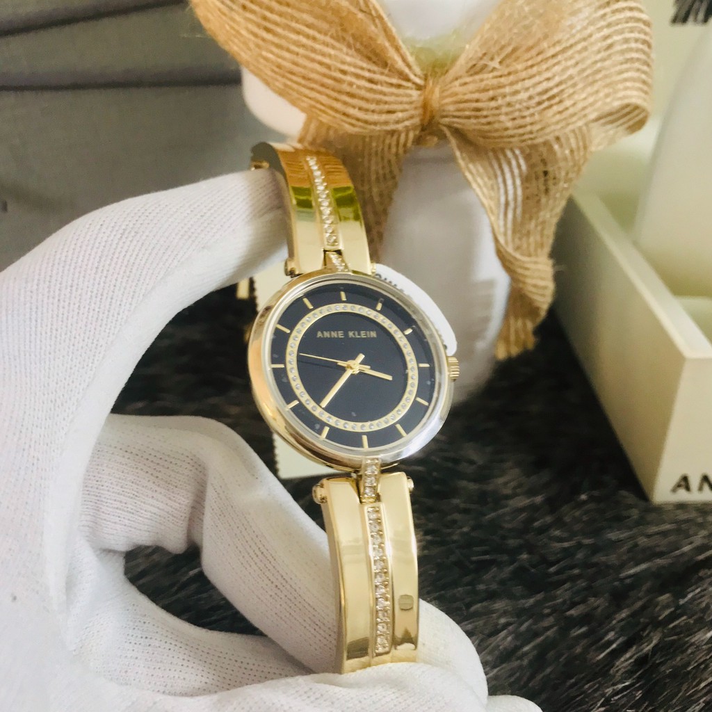 Đồng hồ thời trang nữ Anne Klein Set Combo AK3426BKST