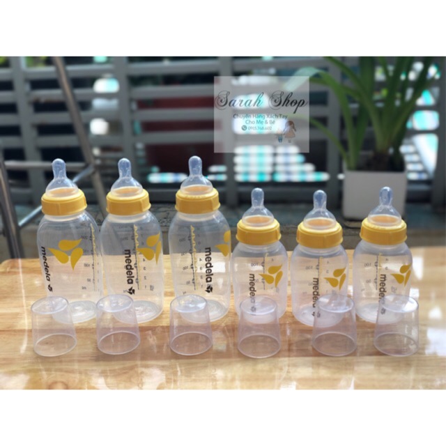 Bình sữa medela 150ml - 250ml