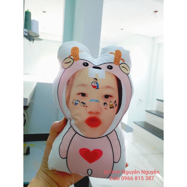 Gối chibi mini in theo yêu cầu
