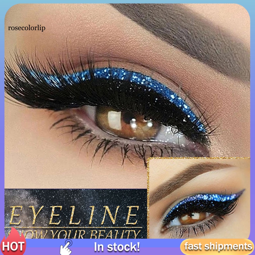 Miếng dán kích mí lấp lánh nhiều màu sắc tự dính cho nữ
