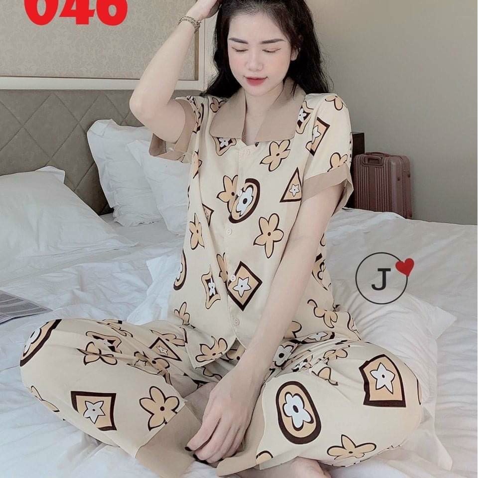 Bộ ngủ Nữ Pijama Cộc Tay Quần Dài Cotton thun, Đồ bộ Nữ Hoạ Tiết Cute Mặc thoải mái dễ chịu Yame Store