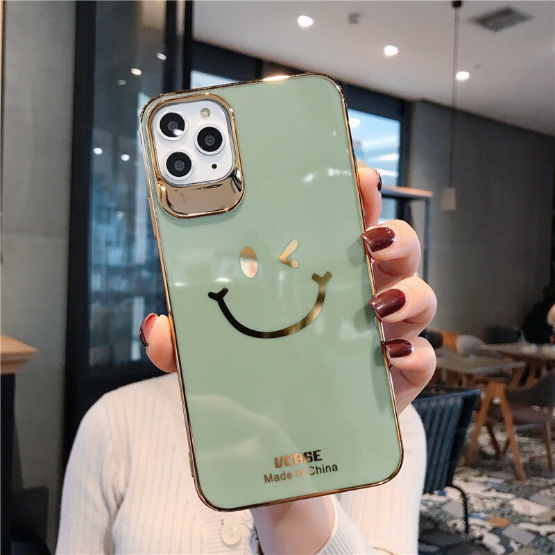 Ốp lưng IPHONE hình mặt cười dễ thương cho iPhone 11 Pro Max X Xr Xs Max 7 8 Plus