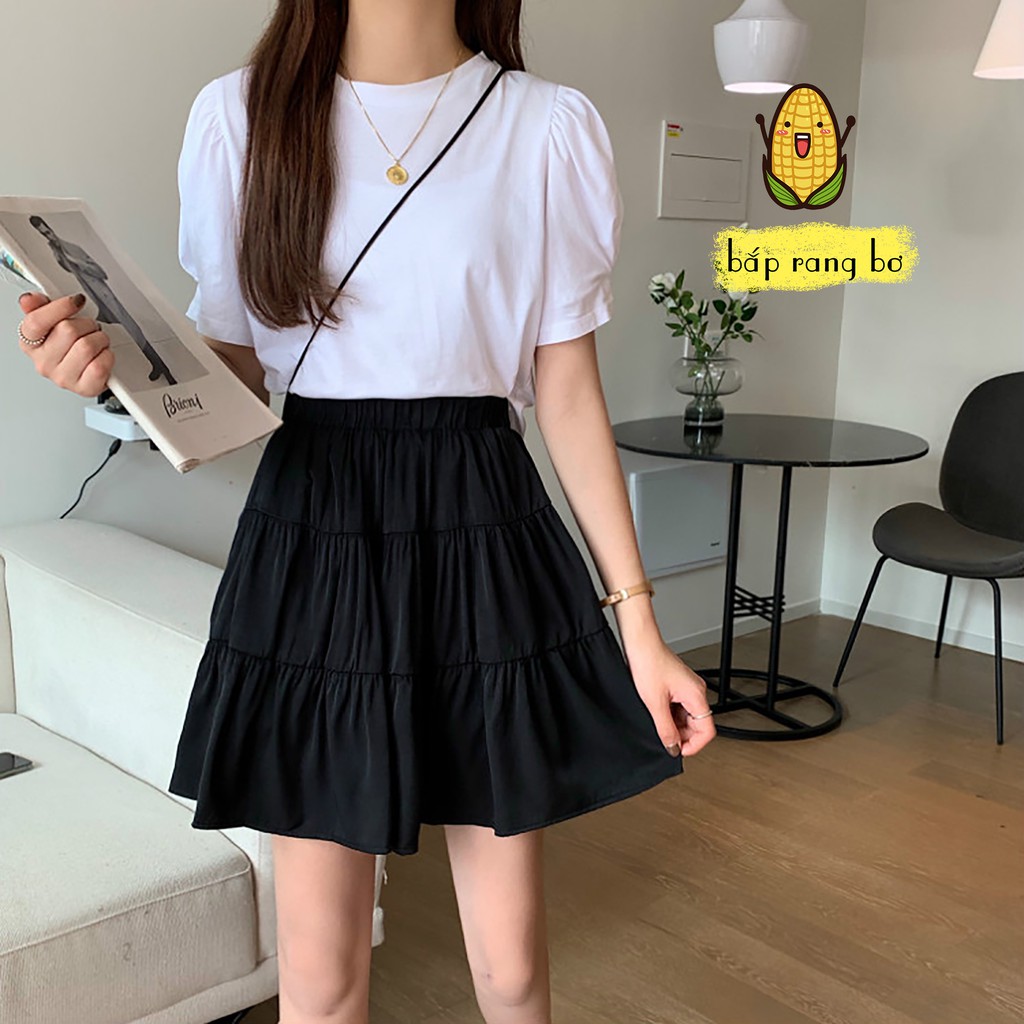 CHÂN VÁY NGẮN XẾP LY 3 TẦNG CHO NỮ PHONG CÁCH HÀN QUỐC ULZZANG CV03 | BigBuy360 - bigbuy360.vn