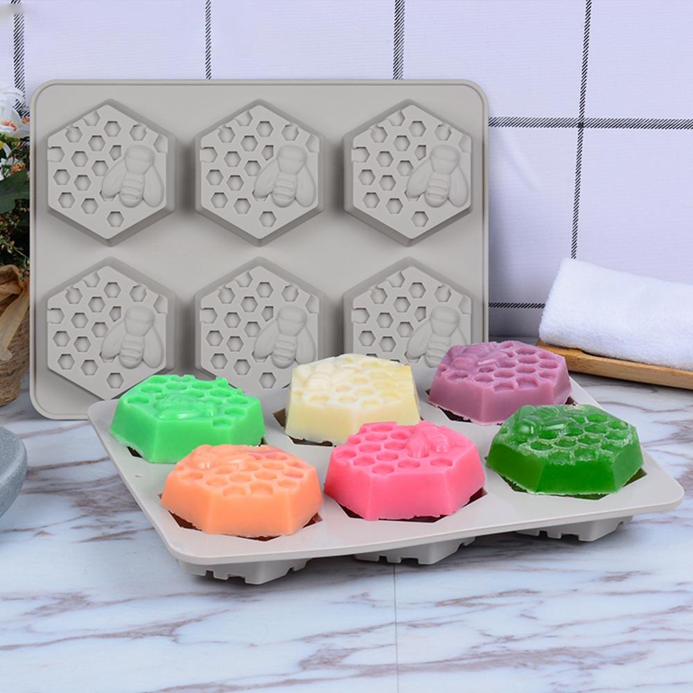 Khuôn Làm Xà Phòng Bằng Silicone Hình Con Ong