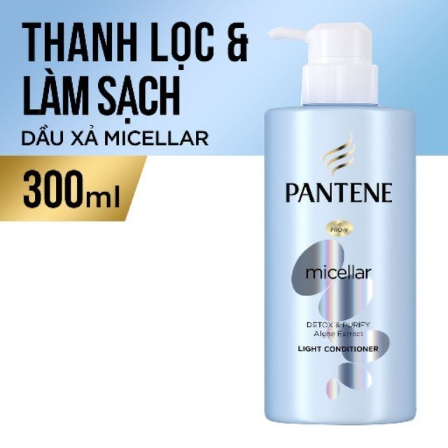 Dầu Xả Pantene Micellar mới 330ml