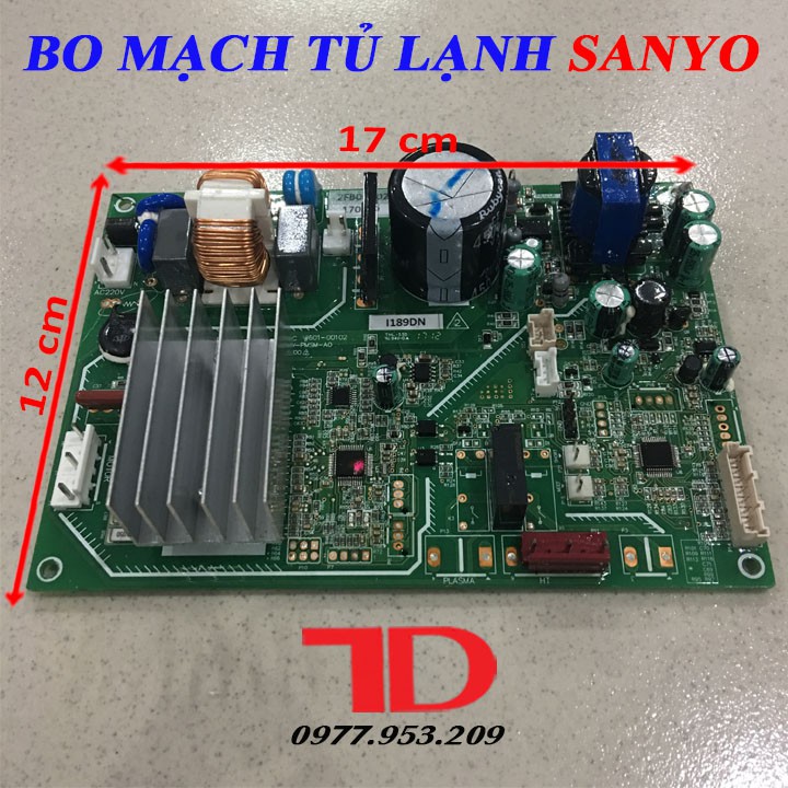 Bo mạch Tủ Lạnh SANYO có Jack nâu