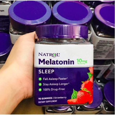 Kẹo Ngủ Natrol Melatonin Hỗ Trợ Giấc Ngủ Với - l-ove-mint