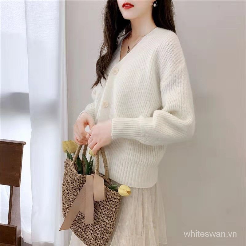 Áo Khoác Cardigan Ngắn Dáng Rộng Thời Trang Mùa Thu 2021s Cho Nữ | BigBuy360 - bigbuy360.vn
