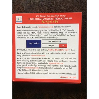cOMBO Ô NỞ HOA + THẺ HỌC ONLINE