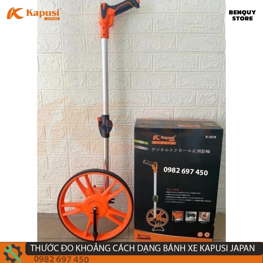 THƯỚC ĐO KHOẢNG CÁCH DẠNG BÁNH XE KAPUSI JAPAN - THƯỚC ĐO LĂN ĐƯỜNG NHẬT BẢN. BẢO HÀNH 6 THÁNG