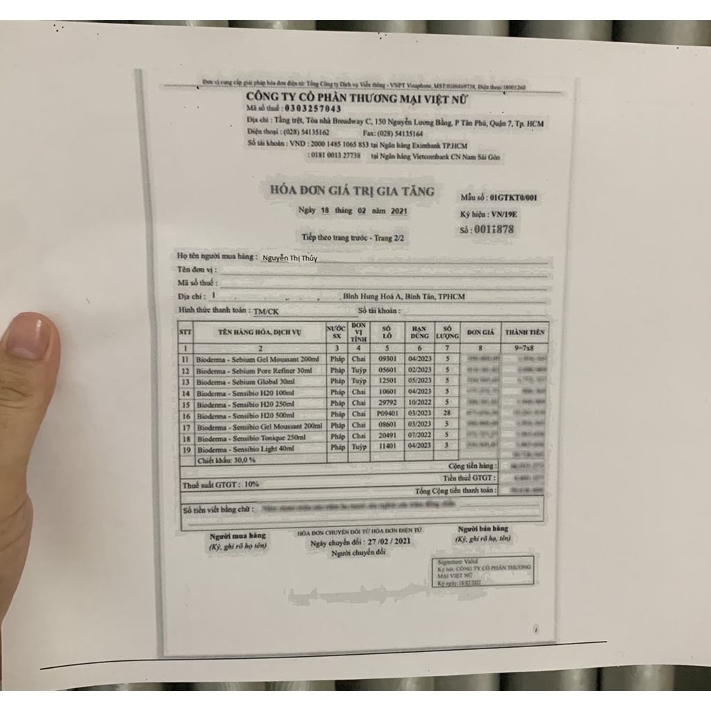 Nước tẩy trang Bioderma  Sensibio H2O Pháp 500ml Dung dành cho da hỗn hợp, da dầu, Hàng chuẩn Pháp đi air
