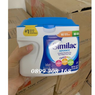 Sữa bột Similac Advance size 658g mẫu mới