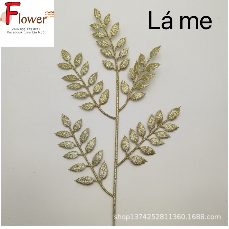 Lá Me - Lá nhũ trang trí/ phụ kiện trang trí