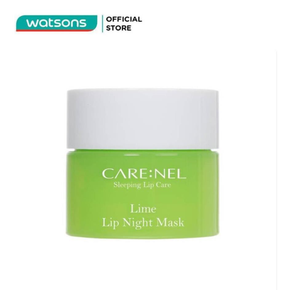 Mặt Nạ Ngủ Môi Care:Nel Lime Lip Night Mask Dưỡng Ẩm, Tẩy Tế Bào Môi Hương Chanh 5g