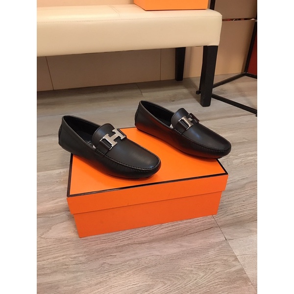 Giày tây lười cho nam thương hiệu Hermes HM cao cấp