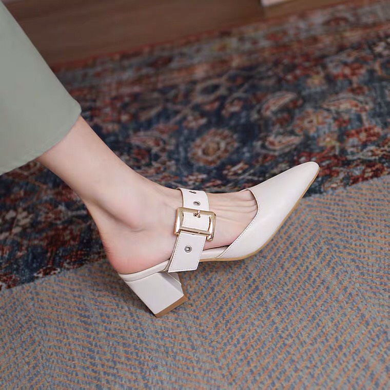 SỤC NỮ SIZE NHỎ 31 32 33 CAO GÓT BÍT MŨI VUÔNG CAO 5.5CM HÀNG QUẢNG CHÂU