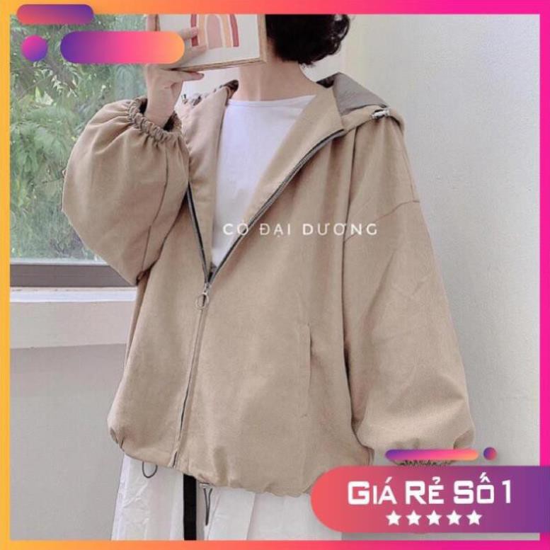 [BIG SALE] Áo Khoác Kaki Chun Tay Bồng(Ảnh Thật)