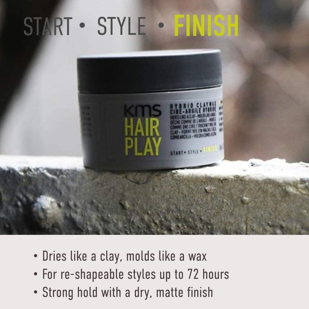 Sáp Đất Sét KMS HairPlay Hybrid Clay Wax 50ml