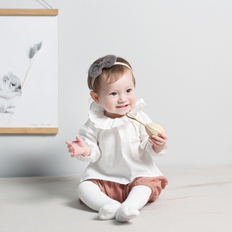 Băng Đô Đính Nơ Họa Tiết Ngôi Sao Dễ Thương Cho Bé