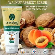 Tẩy da chết mờ thâm, sạch sâu từ quả mơ và hạt óc chó Treeology 100gram | BigBuy360 - bigbuy360.vn