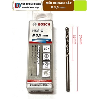 Mũi khoan sắt hss-g ø 3.5 mm