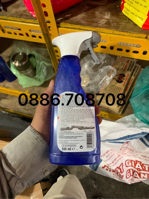 CHAI XỊT VỆ SINH LÀM SẠCH, KHỬ MÙI VÀ BẢO DƯỠNG NỘI THẤT XE SONAX EXTREME 500ML