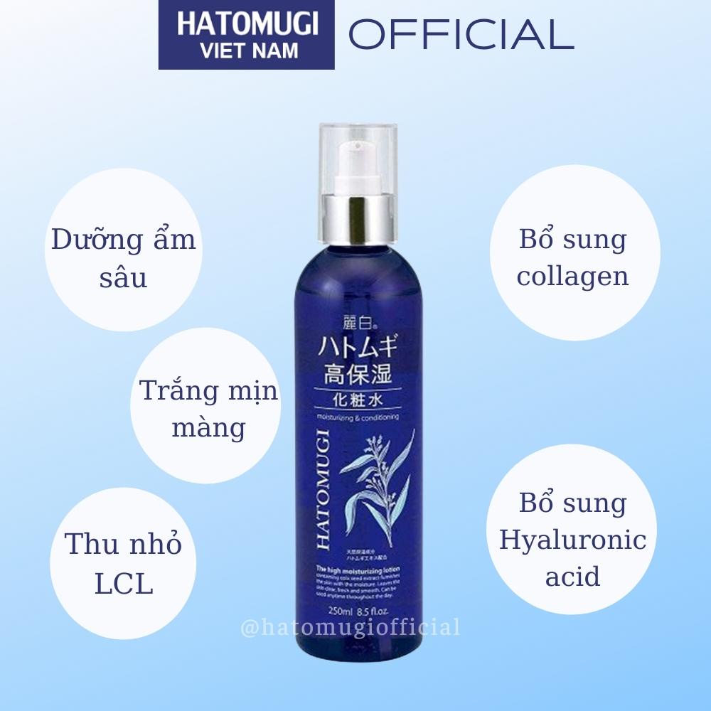 Serum Dưỡng Ẩm Sâu Và Làm Sáng Da Ý Dĩ Hatomugi High Moisturizing Lotion 250ml
