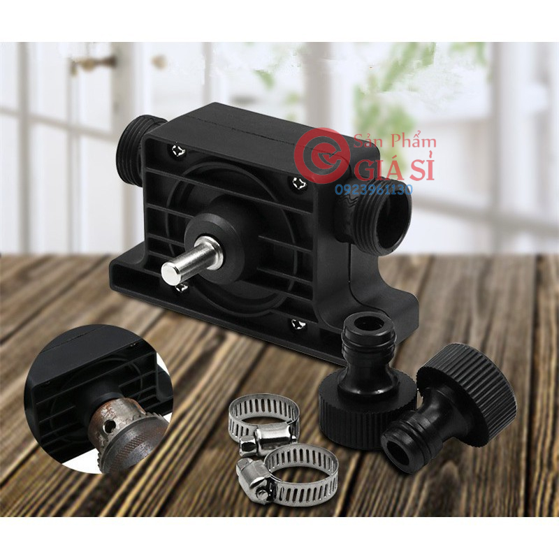 Máy bơm nước mini cho máy khoan ❤️freeship❤️