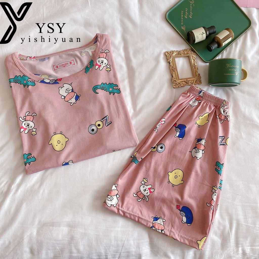 [ Giá sỉ ] Bộ quần áo ngủ đồ ngủ nữ dễ thương | BigBuy360 - bigbuy360.vn