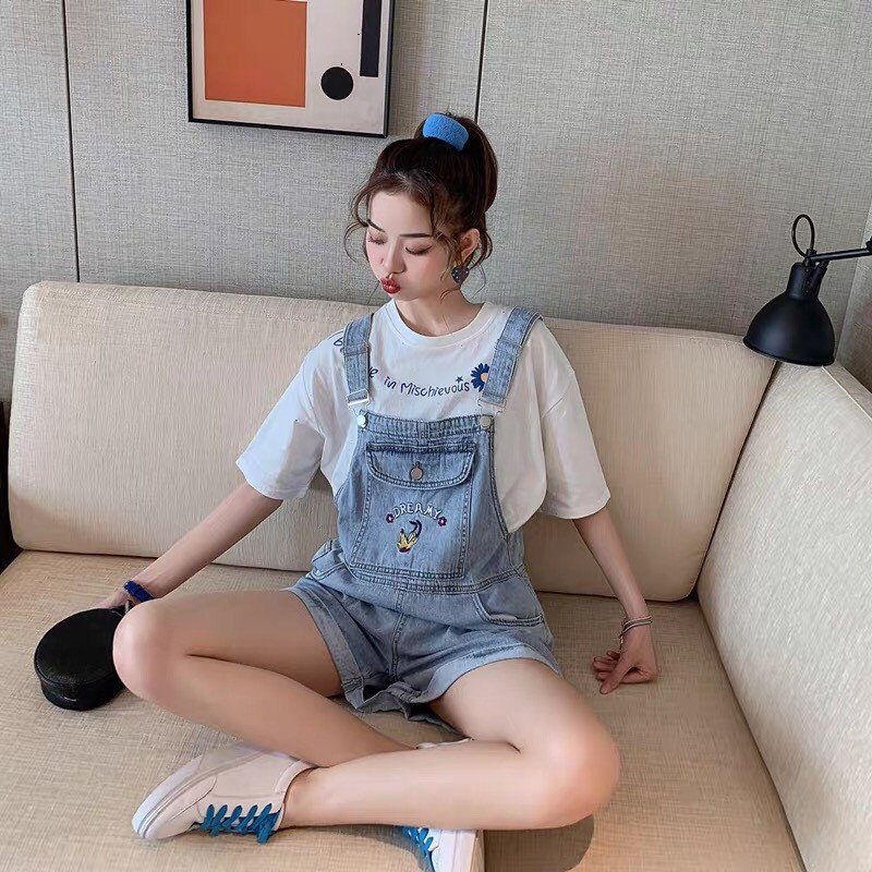 Yếm short nữ co dãn king168 , yếm nữ co dãn nhẹ thoải mái trẻ trung DC09 | BigBuy360 - bigbuy360.vn