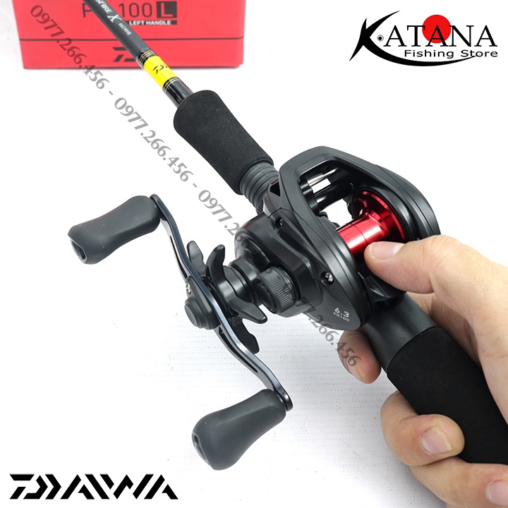 Máy câu ngang Daiwa PR 100 - máy câu lure cực chất