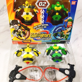 Đồ chơi con quay robot biến hình thành xe- Chiến đội Bóng Ma Quý Tộc &Kim Cang King Kong