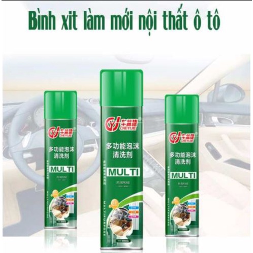 Bình Xịt Da Ghế Ô Tô - Bình Xịt Làm Sạch Và Vệ Sinh Đồ Da Hiệu Quả