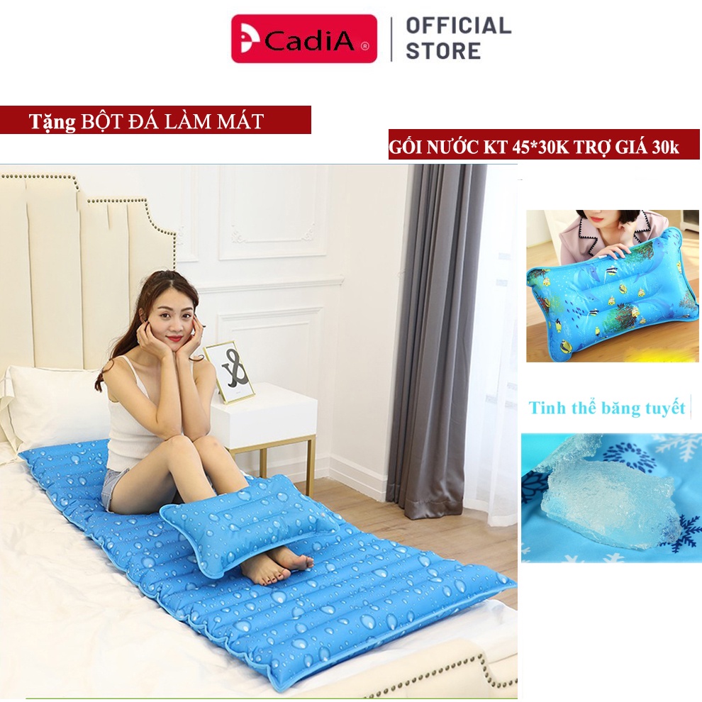 Nệm nước làm mát đệm nước nằm mát mùa hè êm dịu giúp giấc ngủ sâu hơn