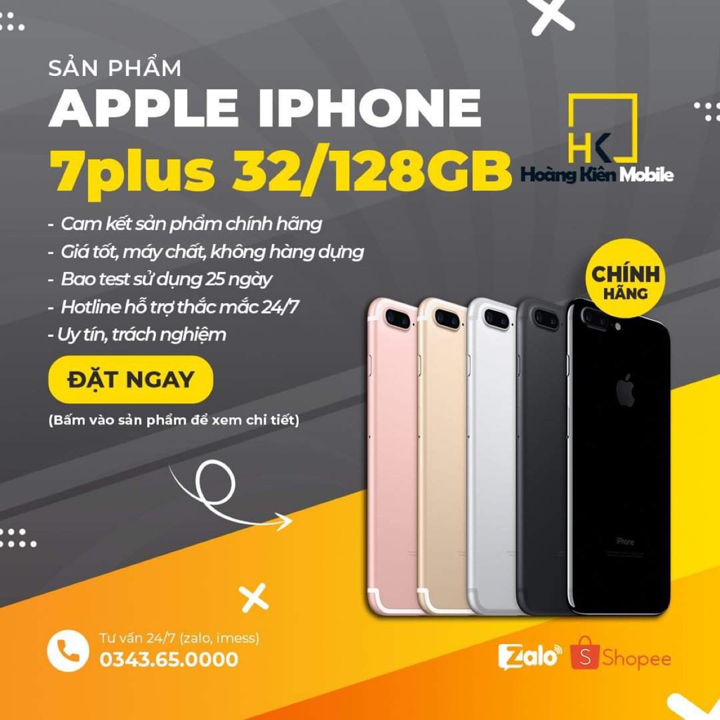 Điện Thoại Iphone 7 plus Lock 32G