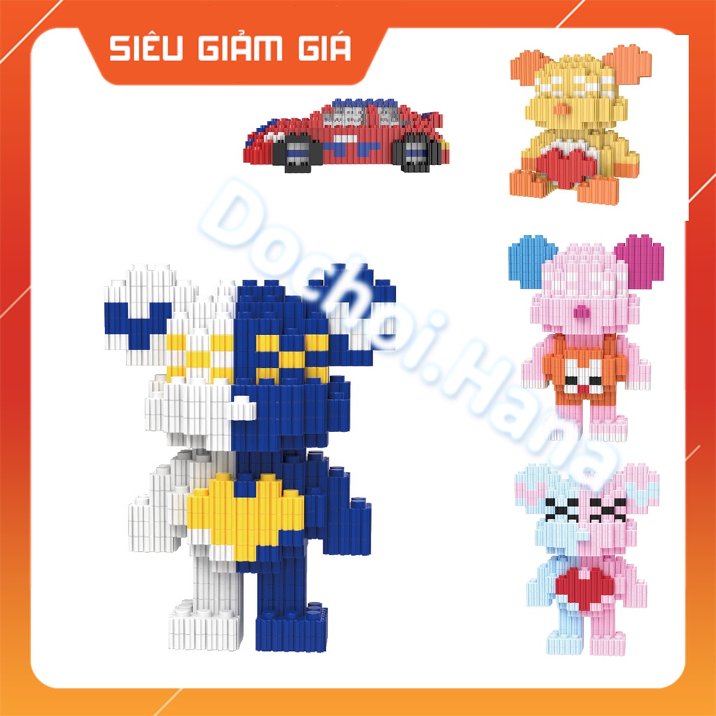 Lego, Đồ chơi lắp ráp mô hình nhân vật 3D  [Mẫu mới - HCM ]  Màu sắc đẹp,nhựa cao cấp,nhiều nhân vật.