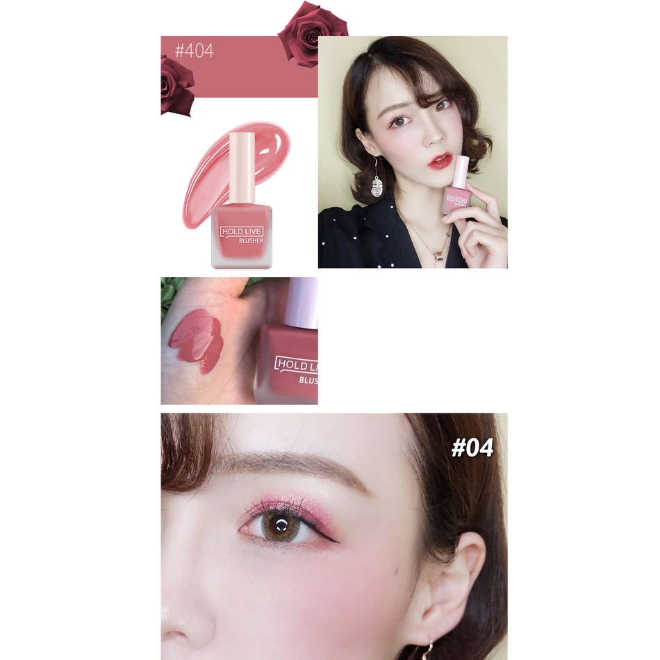 Má hồng dạng kem Hold Live Fruit Juice Blusher - SPU053