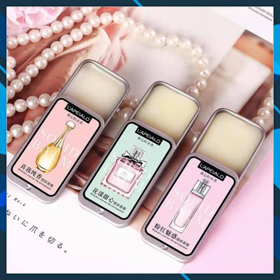 [Xả kho] bộ 3 nước hoa sáp LAPEIALO lưu hương từ 8-12 tiếng, 3 mùi hương khác nhau - nước hoa khô | Thế Giới Skin Care